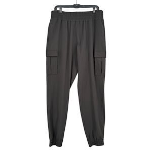 32 Degrees Cool Black Cargo Pockets‎ Elastic Waistband Joggers Size Large